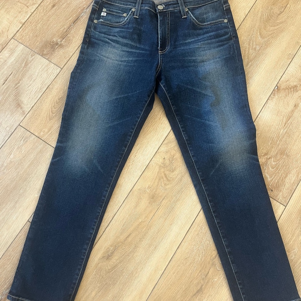 AG Prima Crop Cigarette Crop 29 - Indigo Blue NWOT